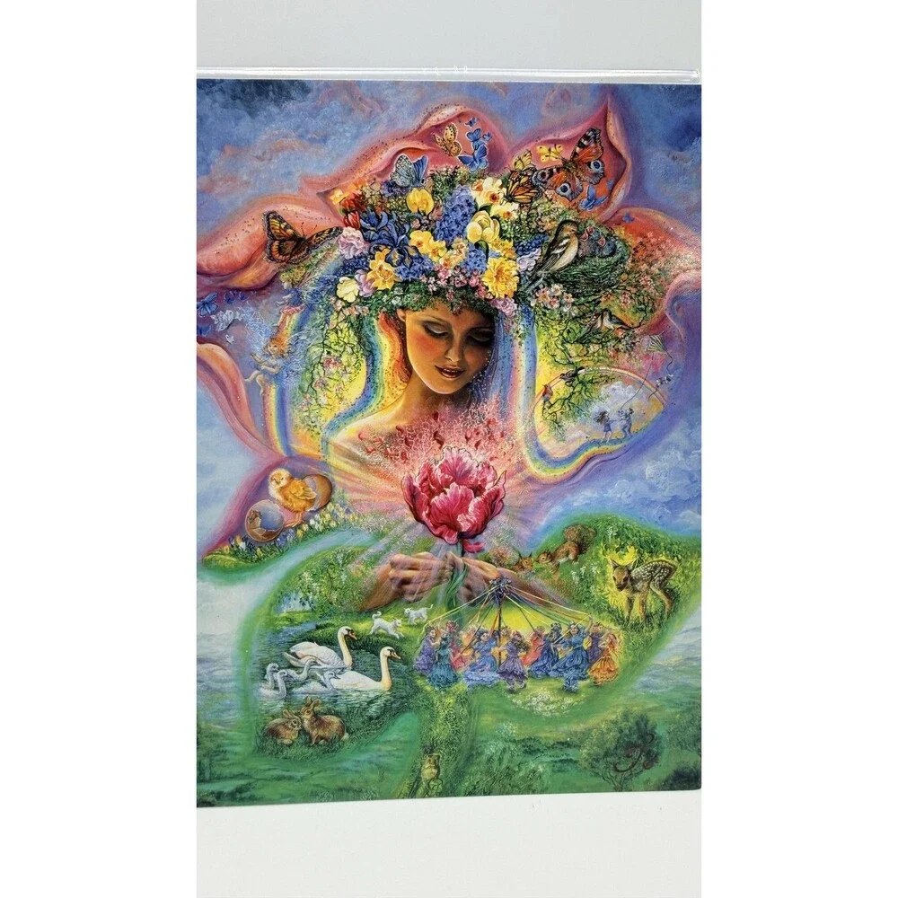 3x Josephine Wall Enchanted Universe Fairy BDay Cards Leanin' Tree + BONUS card